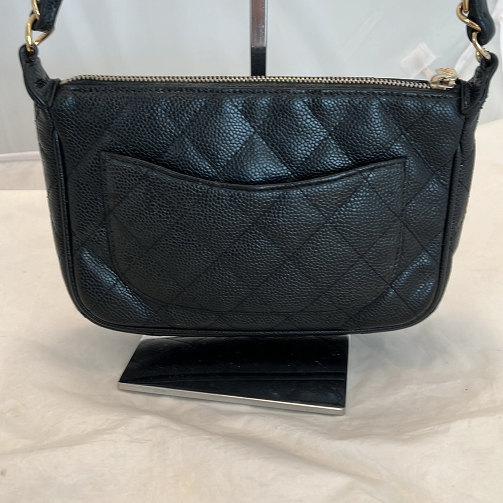 CHANEL Caviar Timeless Pochette - Picture 6 of 16
